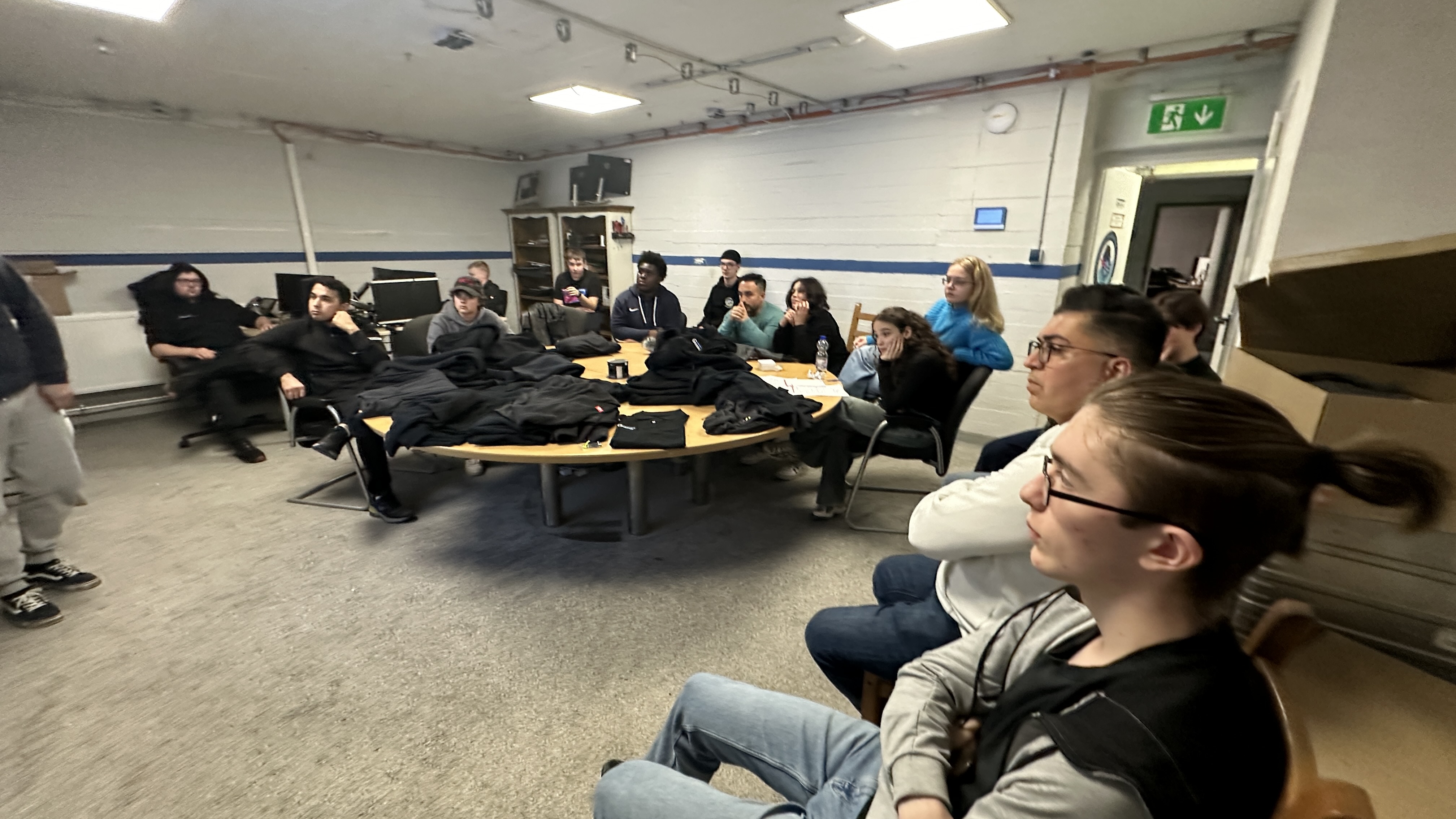 Team von Auszubildenden